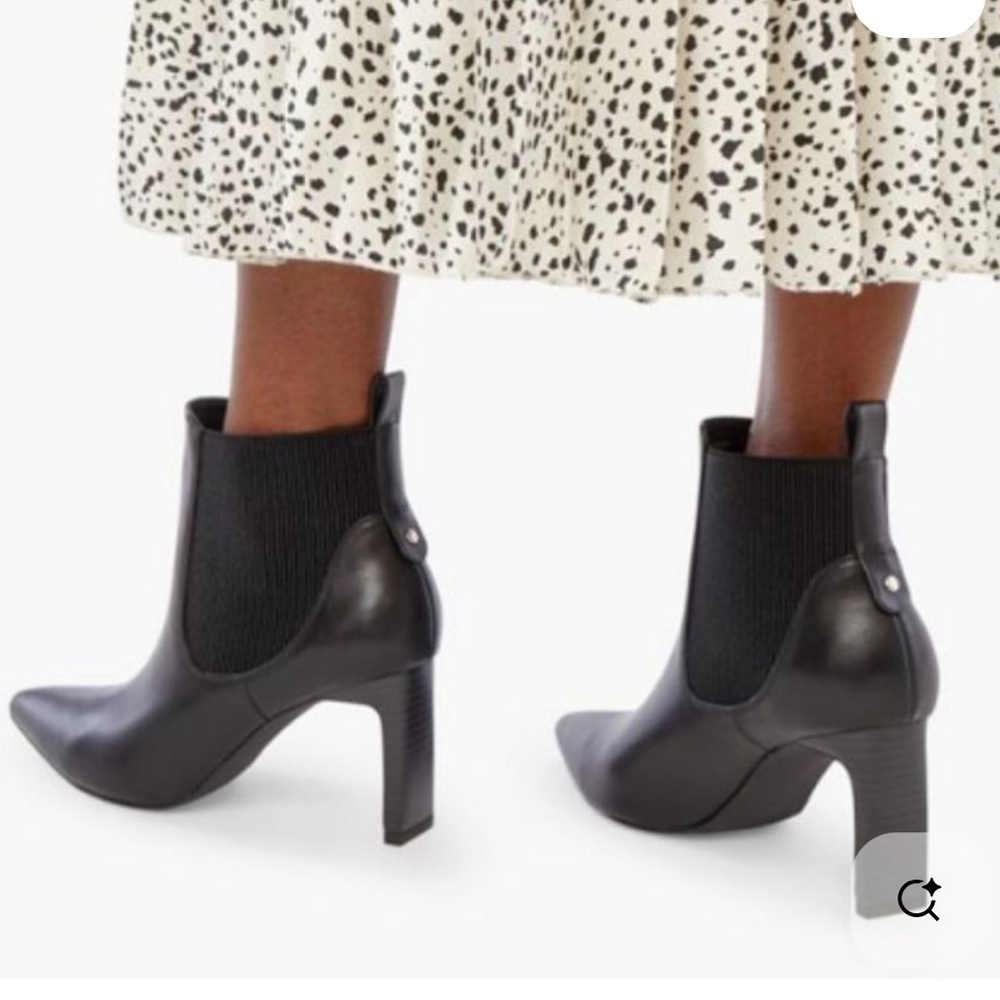 Just Fab Black Lumi Bootie